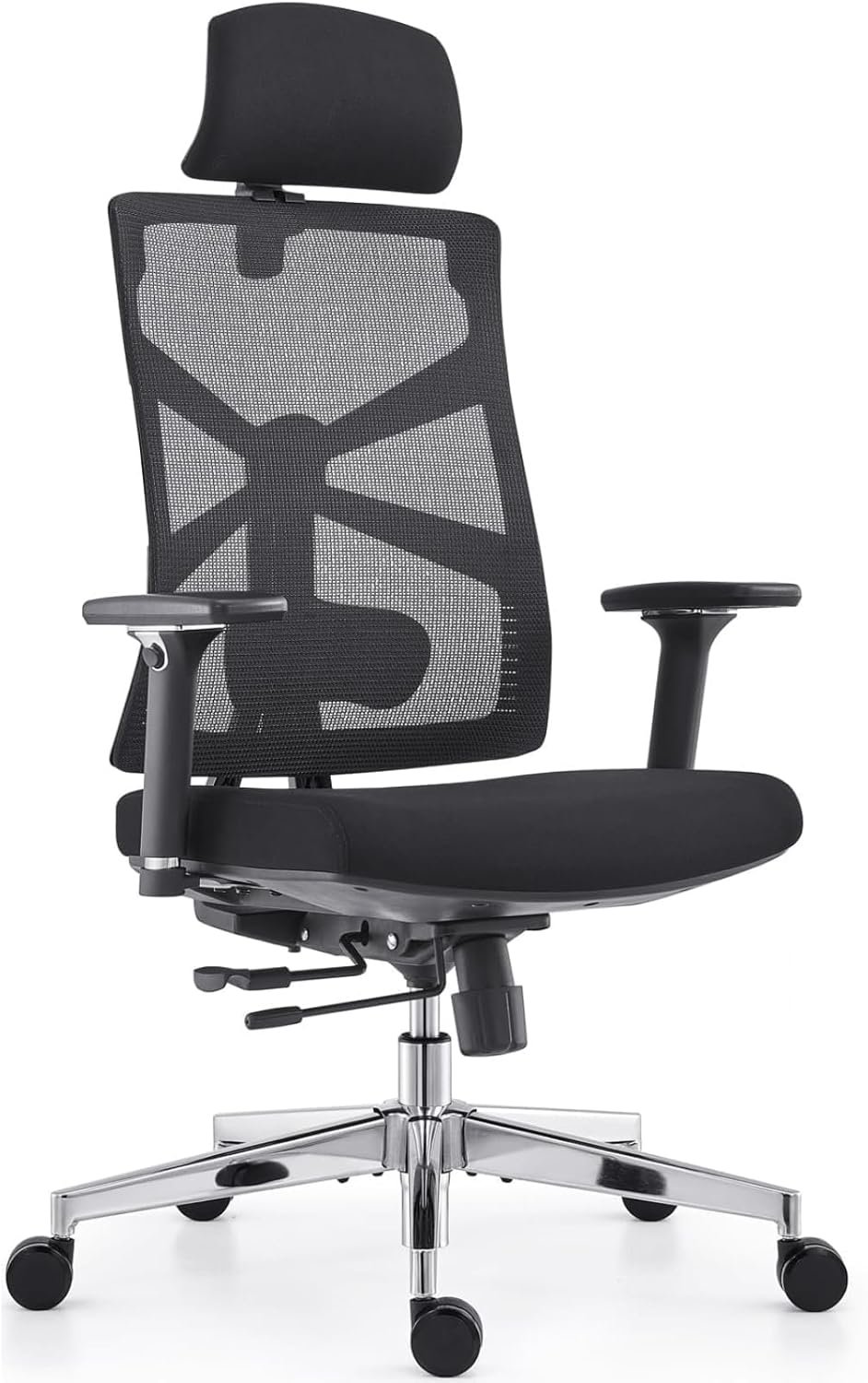 HOLLUDLE Silla de Oficina Ergonómica con Respaldo Adaptativo