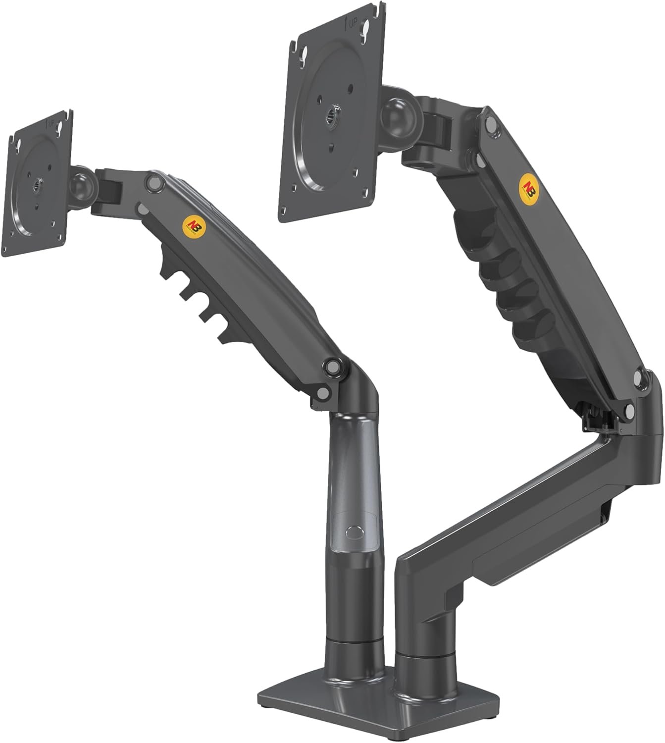 Ergosolid Soporte de Escritorio para 2 Pantallas LCD LED de 17 a 27 Pulgadas