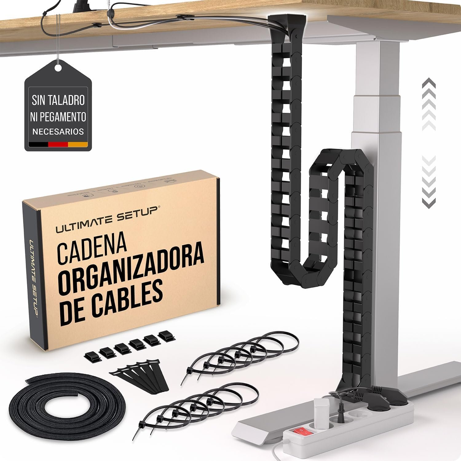 Organizador Cables Escritorio, Cadena portacables Flexible, Canaleta portacables Flexibl